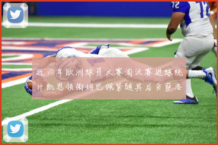 近六年欧洲球员大赛淘汰赛进球统计凯恩领衔姆巴佩紧随其后贡萨洛表现不俗